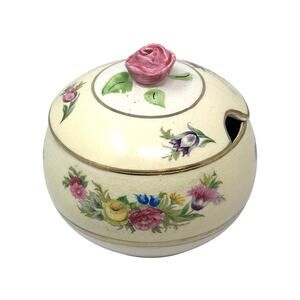 Ambassador Ware Fondeville England sugar bowl and lid